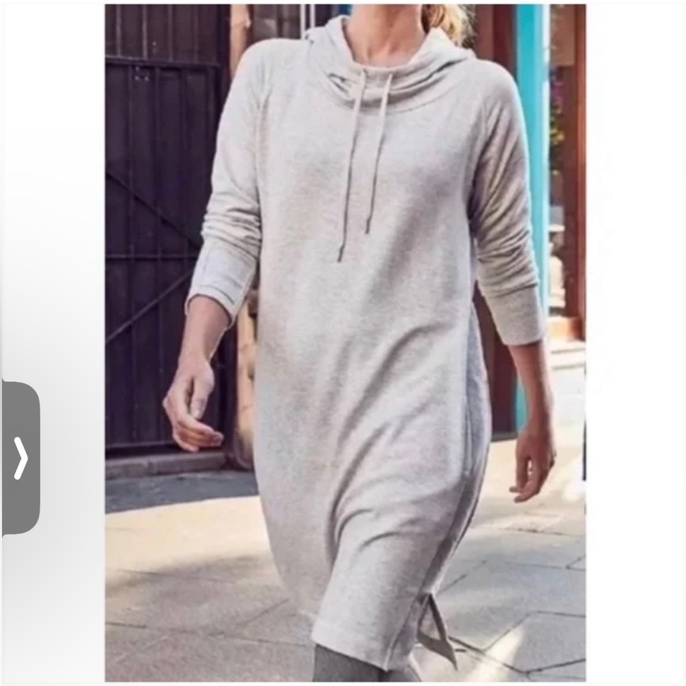 Athleta SOLITUDE HOODIE SWEATSHIRT DRESS Size XS